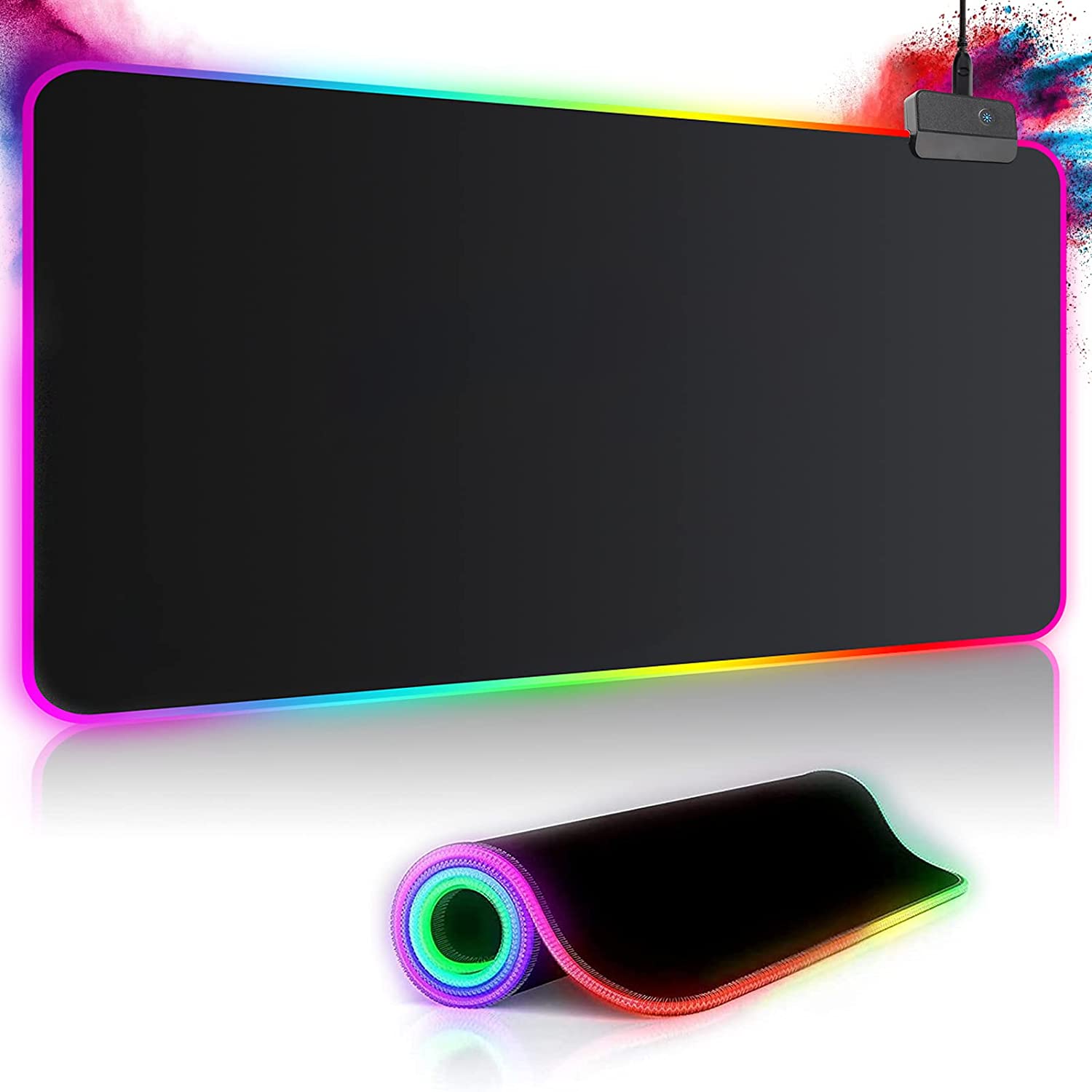 Gro Es Rgb Gaming Mauspad Mit Led F R Inkl Versand