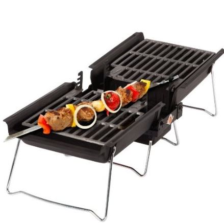 Holzkohlegrill für unterwegs