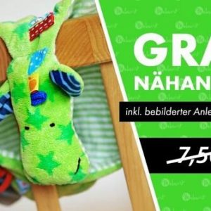 GRATIS Nähanleitung statt 7,50€ 💕 Schnullerdrache 💕oder auch Knisterdrache oder Schnuffeltuch benannt 💕