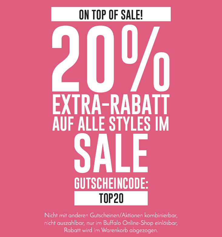 Buffalo: Bis Zu 50% Rabatt Im Sale + 20% Extra-Rabatt