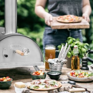 🍕 Outdoor Pizzaofen „Burnhard Nero“ inkl. Schaufel &amp; Pizzastein für 223,20€ (statt 299€)