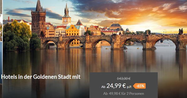 A&O-Special Prag: 2 Übernachtungen + Frühstück ab 24,99 ...