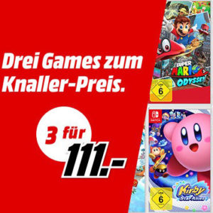 Nintendo Switch 3 Spiele Für 111 Bei Media Markt