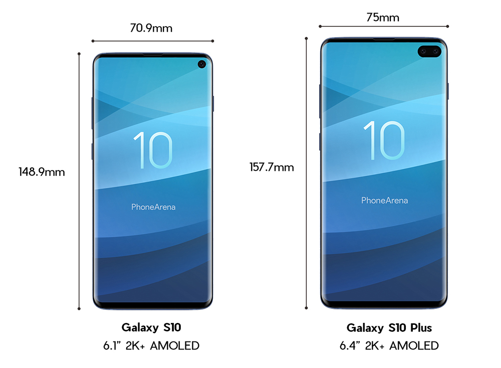 samsung s10 plus size