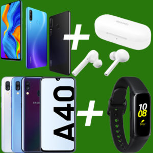 Mobilcom Black Week: Samsung Galaxy A40 + Galaxy Fit für 199€ (statt 276€) // Huawei P30 lite + FreeBuds lite für 259€ (statt 301€)