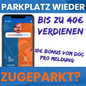 🚗 Falschparker melden: Bis 40€ Schadensersatz + 10€ DealDoktor-Bonus