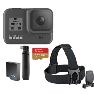 GoPro HERO8 Black Shorty &#043; Akku &#043; Speicherkarte &#043; Kopfband für 289€ (statt 355€)