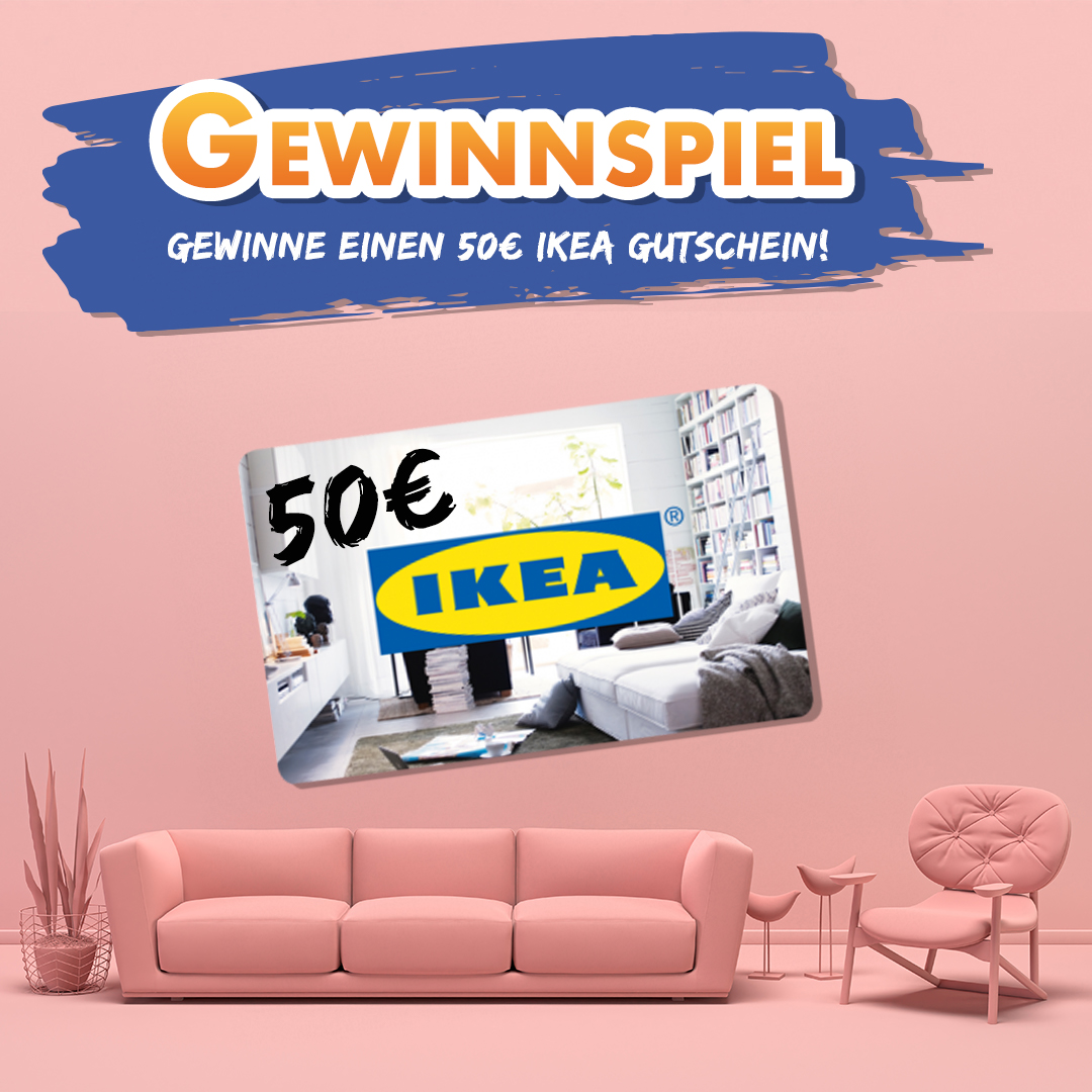 🛋 Instagram Gewinnspiel 50€ IKEAGutschein gewinnen