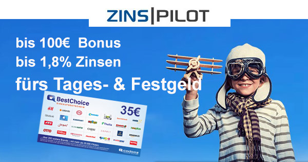 Zinspilot Bonus-Deal