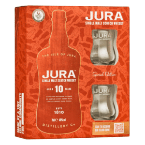 🥃 Jura 10 Years Old Single Malt Scotch Whisky ab 20,89€ (statt 32€) - Geschenkset mit 2 Gläsern