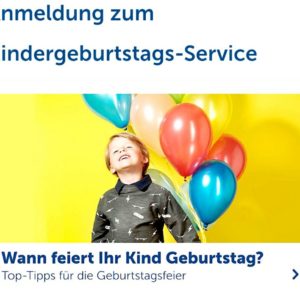 My Toys Geburtstagsservice - Geburtstagsgeschenk im Wert von bis zu 10 Euro bei Newsletteranmeldung