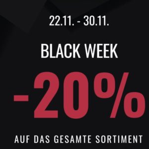 EMP Black Week: 20% Gutschein auf Alles (49€ MBW) + gratis Versand