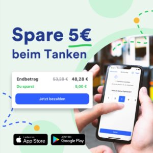 ⛽ Bertha App: 5€ Rabatt für erste Tankfüllung + 5ct pro Liter sparen