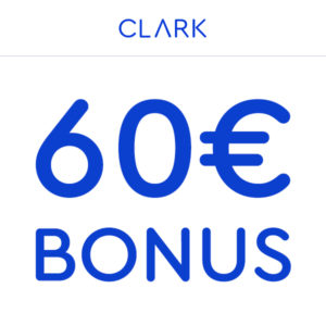 *nur noch heute* CLARK: 60€ Bonus für das Managen von nur 2 Versicherungen