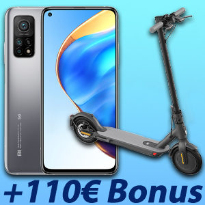 📱🛴 Xiaomi Mi 10T Pro für 1€ + Mi Scooter 1S + 110€ Bonus + 20GB LTE o2 Allnet Flat für 34,99€/Monat