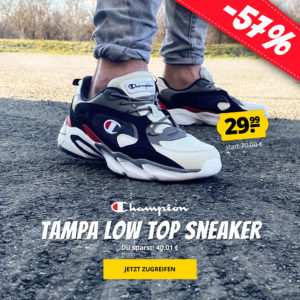 Champion Tampa Low Top Herren Sneaker für 29,99€ (statt 65€)