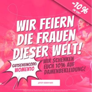 💕 Weltfrauentag - 10% auf Damenbekleidung bei SportSpar