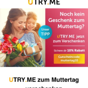 gratis Probierbox zur utry.me Bestellung