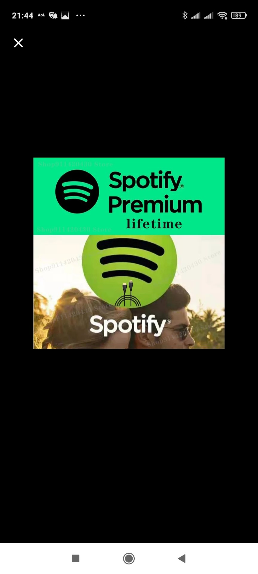 Spotify Premium 1 access 12 months for 5.55 euros one-time (2.97 euros possible as a new customer)