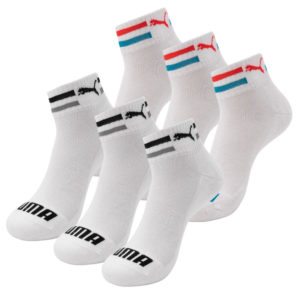 🧦 Puma Quarter Kindersocken (bis Größe 42) für 9,99€ (zzgl. Versand)