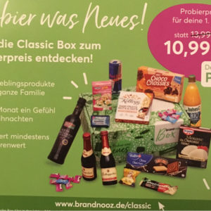 Knabberzeug Süsses Classic Box von brandnooz günstiger