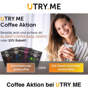 8x Coffee Bags oder 10% Rabatt bei utryme