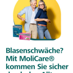 GRATIS Produktmuster von MoliCare - nur für Schweizer und Liechtensteiner