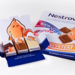 Muster Schokoladenprodukt Nestrovit