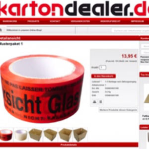 DEAL Versandmaterial Klebeband Kartons