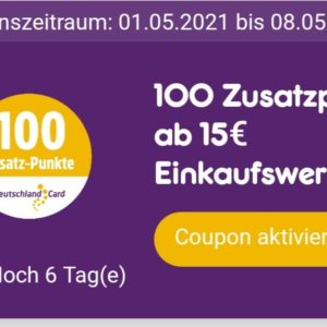 100 Zusatz-Punkte bei 15 € Einkauf *Netto MD*