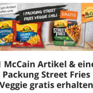 GRATIS 1x Street Fries Veggie McCain