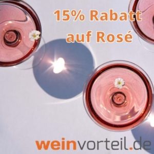 🍷 Weinvorteil: 15% Rabatt auf Rosé - ab 4,24€ pro Flasche