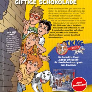 GRATIS &#034;TKKG Junior Folge 003 Giftige Schokolade&#034; kostenlos downloaden bei Familie&amp;Co