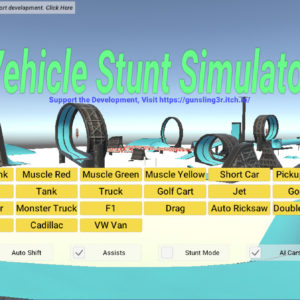 Spiel &#034;Vehicle Stunt Simulator&#034; kostenlos für Windows, macOS und Linux downloaden bei itch.io