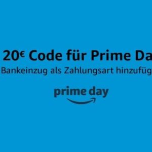 Amazon *20€ Gutscheincode* für erstmalige Hinterlegung des Bankkontos für Zahlungsart *SEPA-Lastschriftverfahren im Amazon-Kundenkonto*