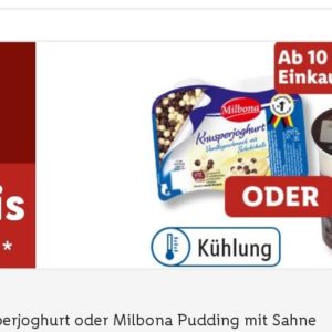 Gratis Knusperjoghurt oder Dessert mit Sahne bei Lidl ab 10 € Einkaufswert