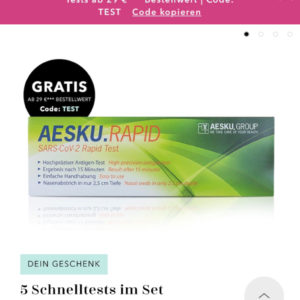 Douglas Gratis Schnelltest kit ab 29€ Bestellwert