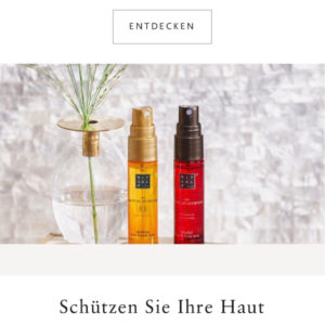 Rituals: Gratis Körperspray Set ab 40€ MBW für Mitglieder