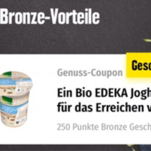 500g Joghurt Bio als Geschenk (Bronze Status EDEKA Genuss&#043; Programm)