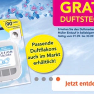 GRATIS Duftstecker Febreze zum Einkauf Müller