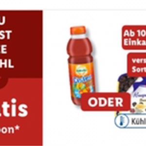 GRATIS Eistee oder Knusperjoghurt Lidl App ab 10€ Einkaufswert