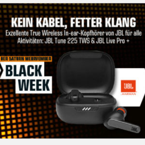 JBL Tune 225 TWS 🎧 In-ear True Wireless Kopfhörer für 52,82€ (statt 59€)