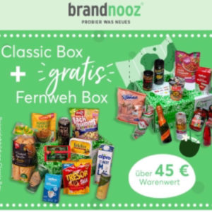 Gratis Fernwehbox von Brandnooz zu Classic Box