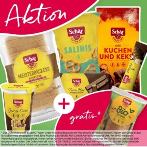 Aktion bei Foodoase - Schär glutenfreies Bio Brot kostenlos zu jeder Bestellungen ab 20 Euro ( reine Schär Artikel Bestellung! ) bis 19.09.!!