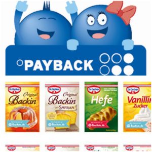 1 Euro Rabatt bei Dr Oetker Backzutaten mindest Kauf 3 Packungen