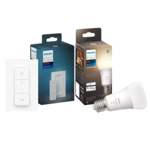 💡 Philips Hue Bundle: White E27 LED &#043; Dimmschalter ab 16,99€ (statt 38€)