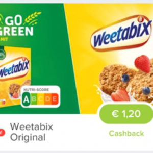 1,20€ Cashback für Weetabix Original Marktguru App