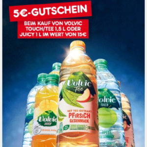 5€ Gutschein für Kauf von Volvic MBW 15€ Netto App &#043; 5€ Einkaufsgutschein(e) für Netto bei Volvic