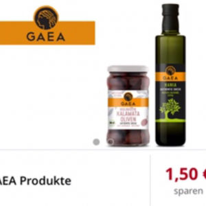 Bio Oliven natives Olivenöl GAEA mit 1,50€ Cashback Scondoo