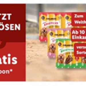 Gratis Orlando Kauwürstchen Hundefutter Lidl App ab 10€ Einkaufswert